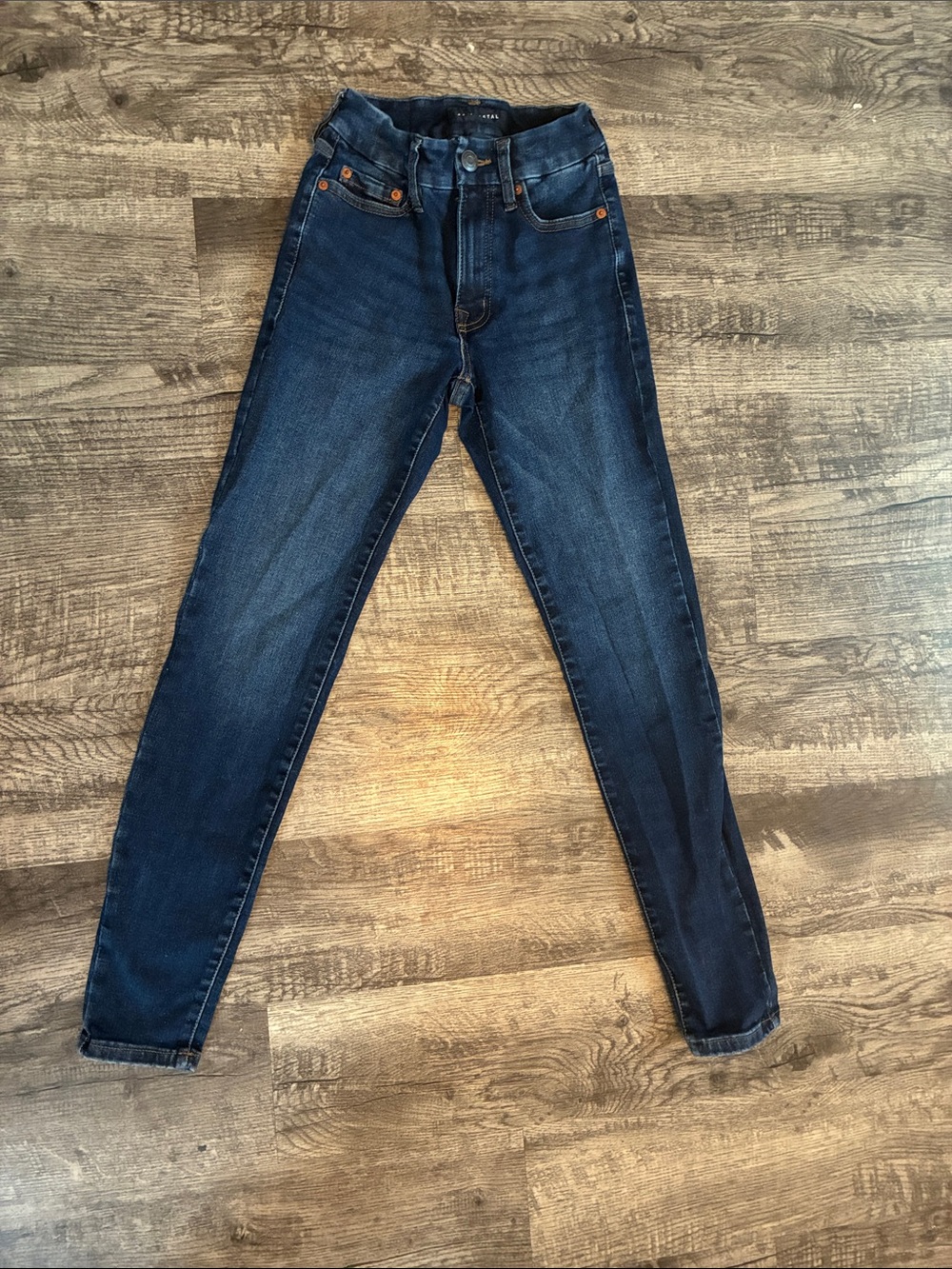 Aeropostale 00 Dark Blue Women’s High-Rise Skinny Jeans